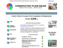 Tablet Screenshot of conservatoryplansonline.co.uk